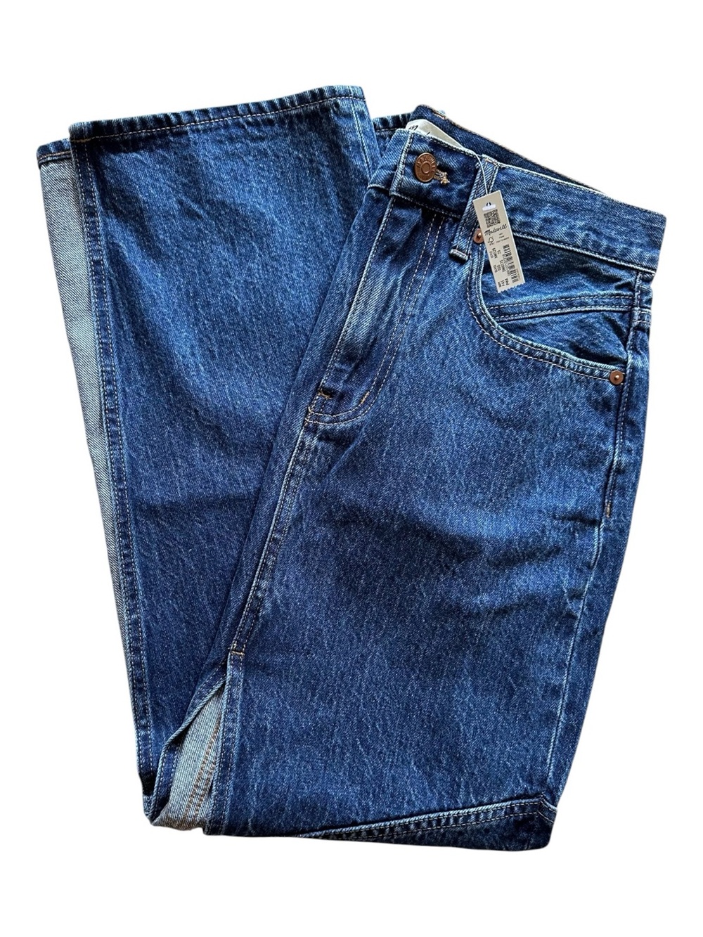 Madewell Denim Mid Rise Maxi Skirt Pineland Wash